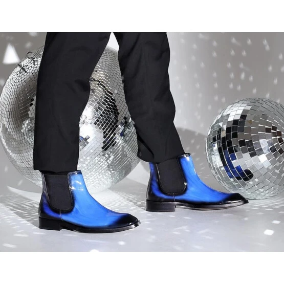 Bottes Chelsea De Luxe Oxford Pour Hommes 11738 2 Bottes Chelsea De Luxe Oxford Pour Hommes 11738 – Image 2