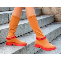 Bottes Chaussettes à Plateforme 26440