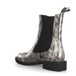 Bottes Mi-mollet Pour Femmes 12368 -Chaussures Soldes Magasin 10770 3 0 1