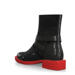 Bottes Mi-mollet Pour Femmes 12566 -Chaussures Soldes Magasin 10968 3 0 1