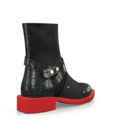 Bottes Mi-mollet Pour Femmes 12566 -Chaussures Soldes Magasin 10968 5 0 1