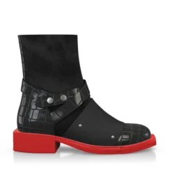Bottes Mi-mollet Pour Femmes 12566 -Chaussures Soldes Magasin 10968 6 0 1