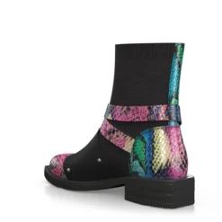 Bottes Mi-mollet Pour Femmes 12575 -Chaussures Soldes Magasin 10977 3 0 1 1