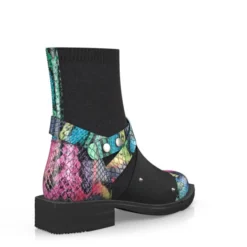 Bottes Mi-mollet Pour Femmes 12575 -Chaussures Soldes Magasin 10977 5 0 1 1