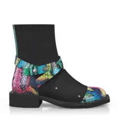 Bottes Mi-mollet Pour Femmes 12575 -Chaussures Soldes Magasin 10977 6 0 1 1