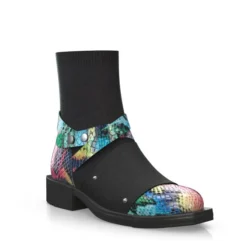 Bottes Mi-mollet Pour Femmes 12575 -Chaussures Soldes Magasin 10977 7 0 1 1