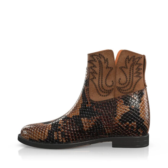 Bottes De Cheville Compensées Cachées 16256 3 Bottes De Cheville Compensées Cachées 16256 – Image 3