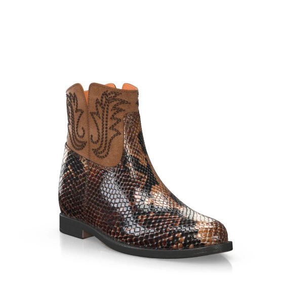 Bottes De Cheville Compensées Cachées 16256 8 Bottes De Cheville Compensées Cachées 16256 – Image 8