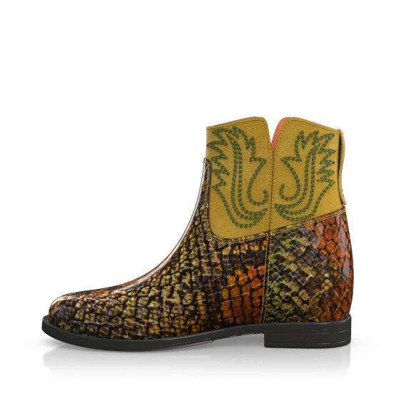 Bottes De Cheville Compensées Cachées 16259 3 Bottes De Cheville Compensées Cachées 16259 – Image 3