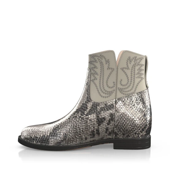 Bottes De Cheville Compensées Cachées 16268 3 Bottes De Cheville Compensées Cachées 16268 – Image 3