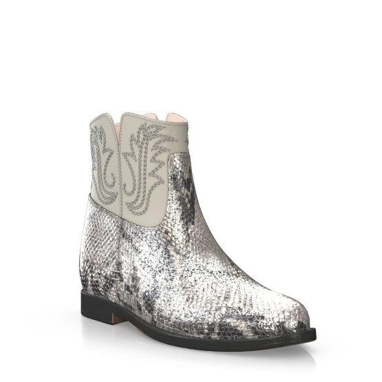 Bottes De Cheville Compensées Cachées 16268 8 Bottes De Cheville Compensées Cachées 16268 – Image 8