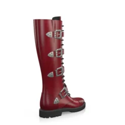 Bottes Hautes à Lacets 3355 15 Bottes Hautes à Lacets 3355 -Chaussures Soldes Magasin 1755 5 0 2