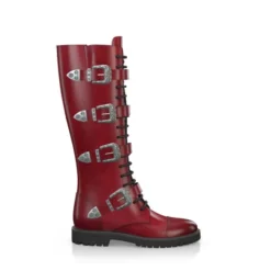 Bottes Hautes à Lacets 3355 16 Bottes Hautes à Lacets 3355 -Chaussures Soldes Magasin 1755 6 0 2