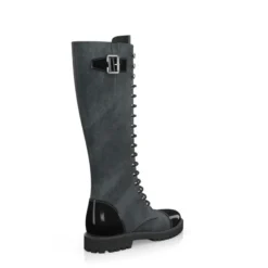 Bottes Hautes à Lacets 3357 15 Bottes Hautes à Lacets 3357 -Chaussures Soldes Magasin 1757 5 0