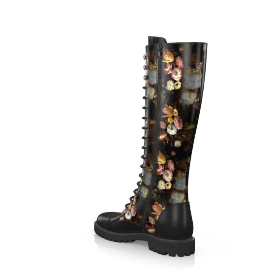 Bottes Hautes à Lacets 3557 4 Bottes Hautes à Lacets 3557 – Image 4