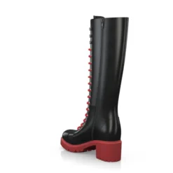 Bottes Hautes à Lacets 26089 -Chaussures Soldes Magasin 24491 3 0 1 1