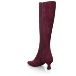 Bottes à Bout Pointu Et Talon Moyen 26863 -Chaussures Soldes Magasin 25265 3 0 1