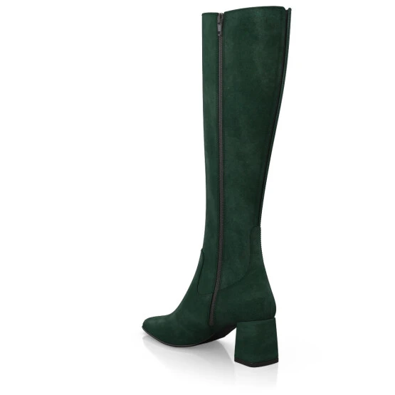 Bottes à Bout Pointu Et Talon Moyen 26869 4 Bottes à Bout Pointu Et Talon Moyen 26869 – Image 4