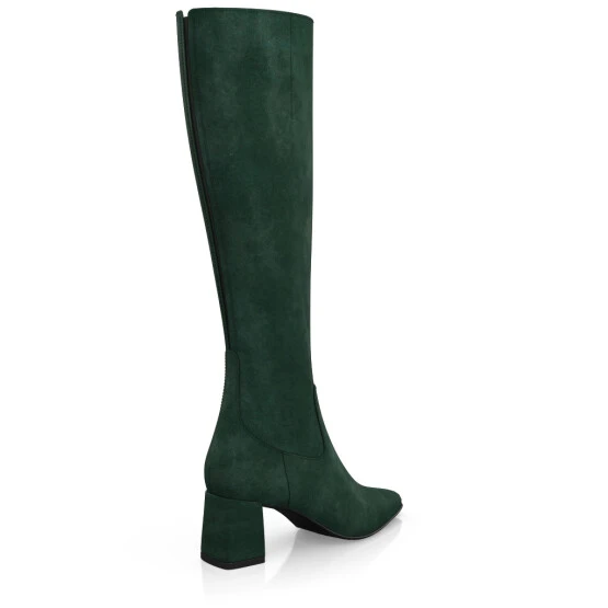 Bottes à Bout Pointu Et Talon Moyen 26869 6 Bottes à Bout Pointu Et Talon Moyen 26869 – Image 6