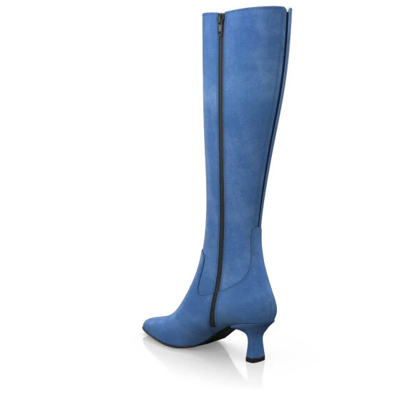 Bottes à Bout Pointu Et Talon Moyen 26924 4 Bottes à Bout Pointu Et Talon Moyen 26924 – Image 4