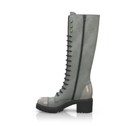 Bottes Hautes à Lacets 4142 12 Bottes Hautes à Lacets 4142 -Chaussures Soldes Magasin 2542 2 0