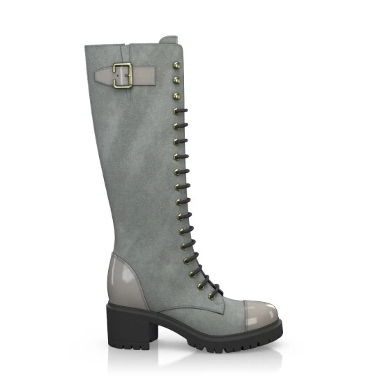 Bottes Hautes à Lacets 4142 7 Bottes Hautes à Lacets 4142 – Image 7