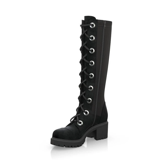 Bottes Hautes à Lacets 4192 2 Bottes Hautes à Lacets 4192 – Image 2