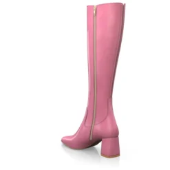 Bottes à Bout Pointu Et Talon Moyen 27827 -Chaussures Soldes Magasin 26229 3 0 1