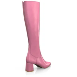 Bottes à Bout Pointu Et Talon Moyen 27827 -Chaussures Soldes Magasin 26229 5 0 1