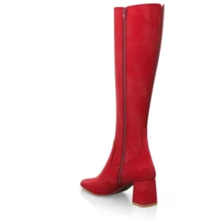 Bottes à Bout Pointu Et Talon Moyen 27833 -Chaussures Soldes Magasin 26235 3 0 1