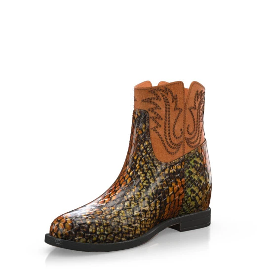 Bottes De Cheville Compensées Cachées 30429 2 Bottes De Cheville Compensées Cachées 30429 – Image 2