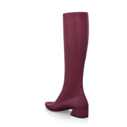 Bottes Tricotées Pour Femmes 40782 -Chaussures Soldes Magasin 39183 3 0