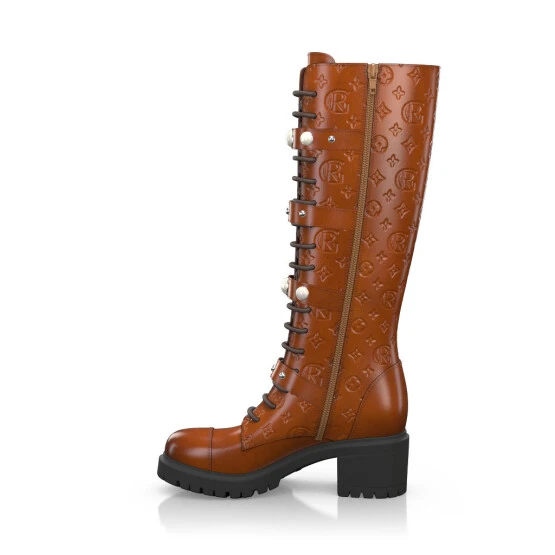 Bottes Hautes à Lacets 41205 3 Bottes Hautes à Lacets 41205 – Image 3