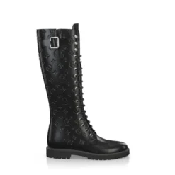 Bottes Hautes à Lacets 41565 -Chaussures Soldes Magasin 39967 6 0