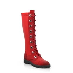 Bottes Hautes à Lacets 41580 -Chaussures Soldes Magasin 39982 7 0