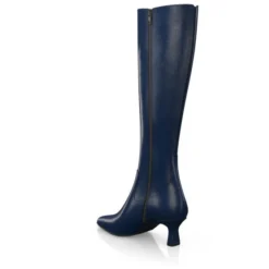 Bottes à Bout Pointu Et Talon Moyen 47206 -Chaussures Soldes Magasin 45608 3 0