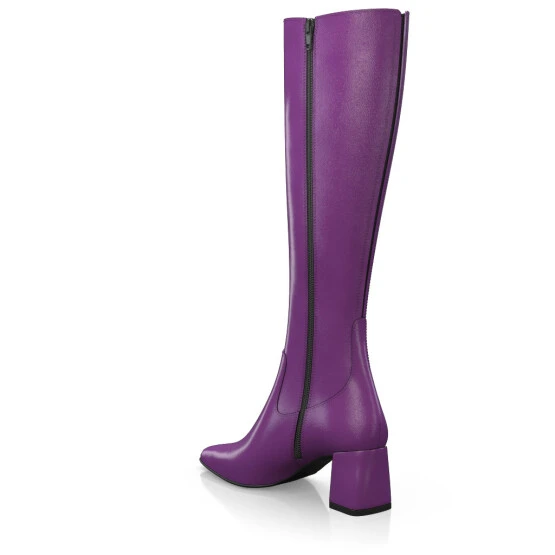 Bottes à Bout Pointu Et Talon Moyen 47388 5 Bottes à Bout Pointu Et Talon Moyen 47388 – Image 5