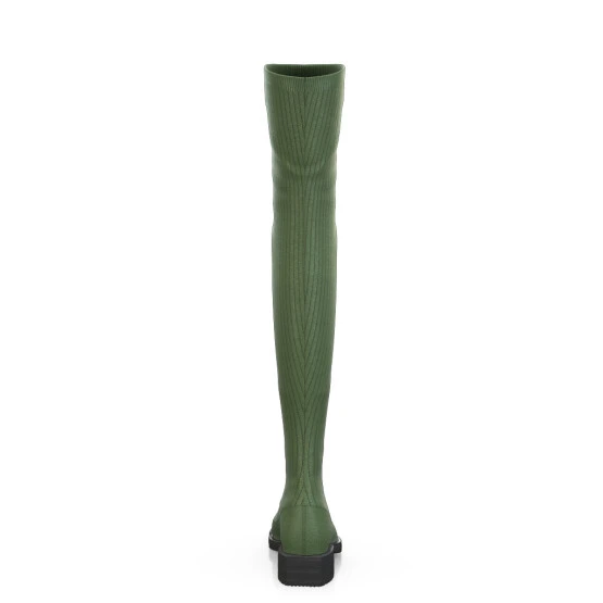 Bottes En Tricot Pour Femmes Au-dessus Du Genou 48832 5 Bottes En Tricot Pour Femmes Au-dessus Du Genou 48832 – Image 5