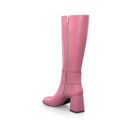 Bottes à Bout Carré, Plateforme Et Talon évasé 49387 -Chaussures Soldes Magasin 47789 3 0