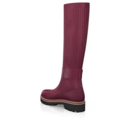 Bottes Tricotées Pour Femmes 51167 -Chaussures Soldes Magasin 49569 3 0 1