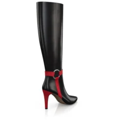 Bottes Pointues à Talons Hauts 51596 -Chaussures Soldes Magasin 49998 5 0
