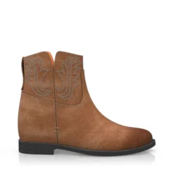 Bottes De Cheville Compensées Cachées 11468 -Chaussures Soldes Magasin 9870 6 0 1