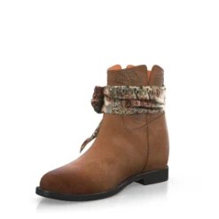 Bottes De Cheville Compensées Cachées 11471 -Chaussures Soldes Magasin 9873 1 0 1 1