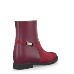 Bottes De Cheville Compensées Cachées 11498 -Chaussures Soldes Magasin 9900 5 0 1